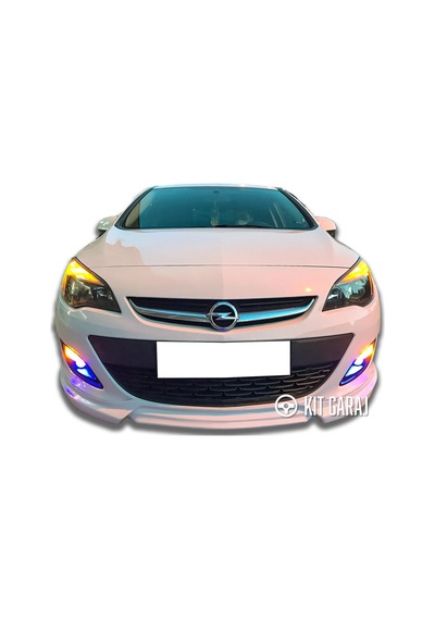 Opel Astra Makyajlı 2012-2020 Custom Ön Ek Plastik Boyasız