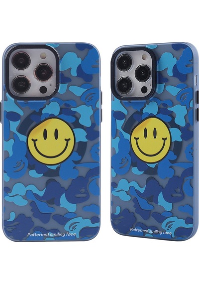 Newface Apple Uyumlu iPhone 14 Pro Kılıf Apollo Magneticsafe Desenli Kapak - Apollo Mavi - 1 Apollo Mavi - 1