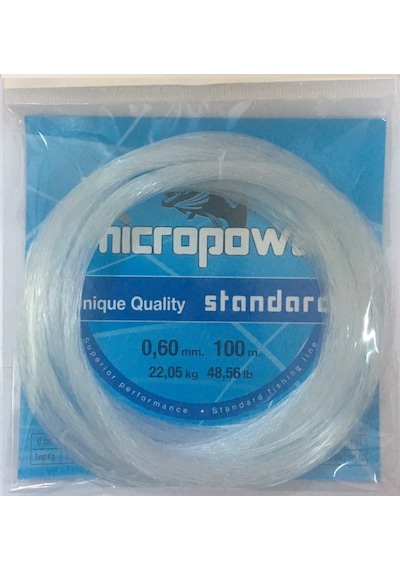 Mıcropower Standard 100mt Byz Poşet Misina 0,60mm