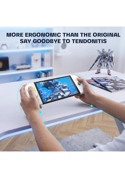 Nyxi Hyperion 3 Beyaz Joypad Switch 2  Hall Effect Drift Yapmayan Joystick Kablosuz Oyun Kolu Joy-con