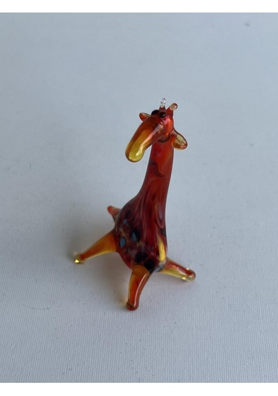 El Yapımı Murano Cam Zürafa Biblo A17-03