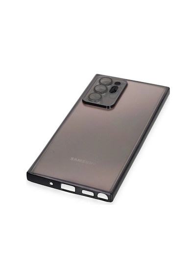 Newface Samsung Galaxy Uyumlu Note 20 Ultra Kılıf Razer Lensli Silikon Semeglbl - 62 - Siyah Sıyah