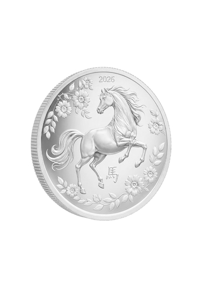 Agakulche Çin Takvimi At Yılı 2026 Gümüş Sikke Coin