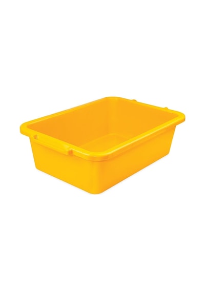Sgs987 - Sarı Çok Amaçlı Tekne Kova 35 Litre - Sıva Alçı Teknesi