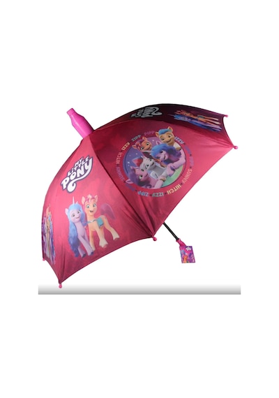 Uğur Kardeşler Bijuteri My Little Pony Lisanslı Koruma Kılıflı Çocuk Şemsiyesi Çok Renkli