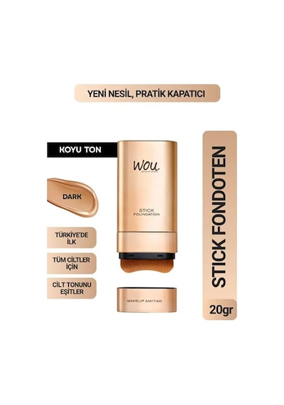 Wou Stick Fondöten No:3 Koyu Ton 20 Gr 3