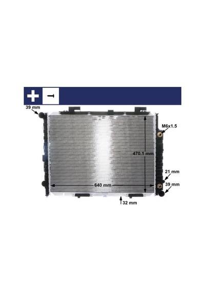 Esse Oto W210 S210 M111 95-02 Klımalı Su Radyatoru Mahlecr2204001s A2105003003