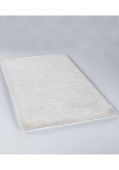 Apex Palma Krem Peluş Post Halı Krem