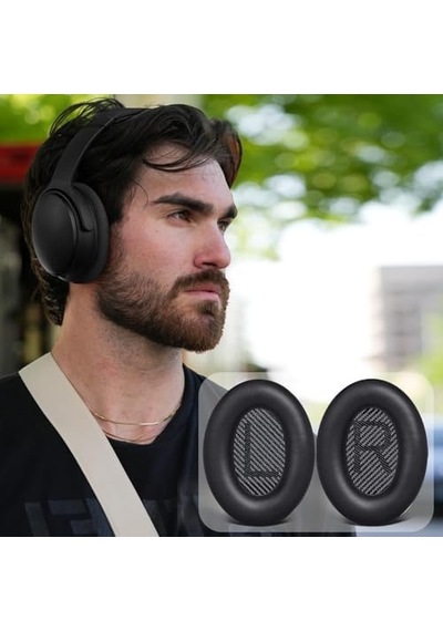 Bose İle Uyumlu Quietcomfort 35 Qc35 & Quiet Comfort 35 Iı Qc35 İi İçin Suni Deri Kulaklık Pedi Hafızalı Yüksek Kaliteli Materyal Kulaklık Süngeri