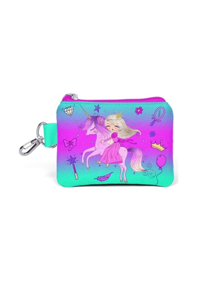 Coral High Mor Pembe Unicorn Ve Prenses Bozuk Para Çantası - Kız Çocuk