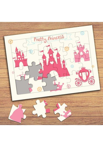 Pretty Princess 24 Parça Çocuklara Özel Puzzle Yapboz Tablo-001