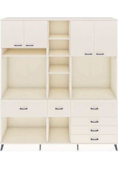 Hyperion Dolap 11 Raflı 6 Çekmeceli 4 Kapaklı 220x44x243 Aytaşı-aytaşı/aytaşı Aytası/aytası Hyperion Dolap 11 Raflı 6 Çekmeceli 4 Kapaklı 220x44x243 Aytaşı-aytaşı/aytaşı Aytası/aytası