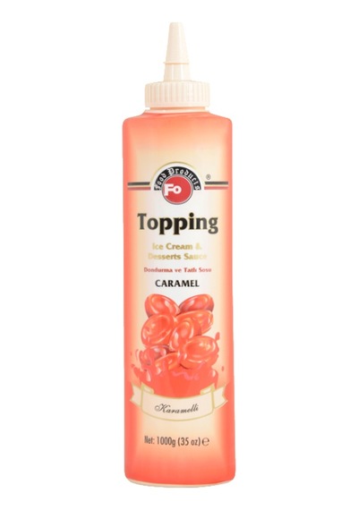 Fo Topping Karamelli Dondurma Ve Tatlı Sosu 1 KG