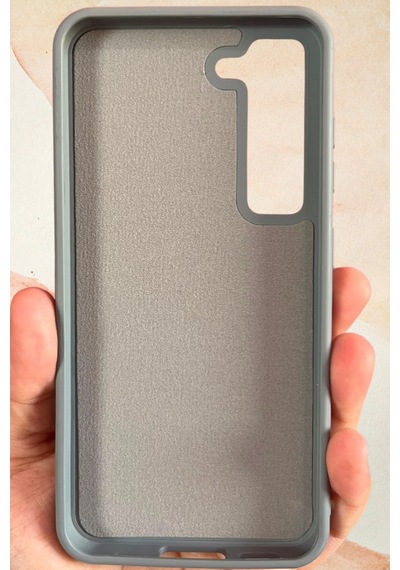 Samsung Galaxy S23 Yıldız Tozu Premium Gri Silikon Kılıf