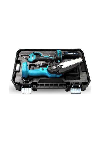 Hegi 26443 Çift Akülü Dal Budama Testeresi + Makası Set
