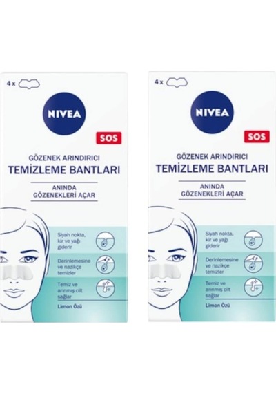 Nivea Gözenek Temizleme Bantları 2 x 4'lü
