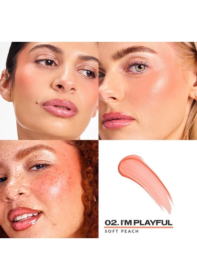 Sacheu Cheek Stay-n Uzun Süre Kalıcı Likit Allık 02 I'm Playful 10 ML