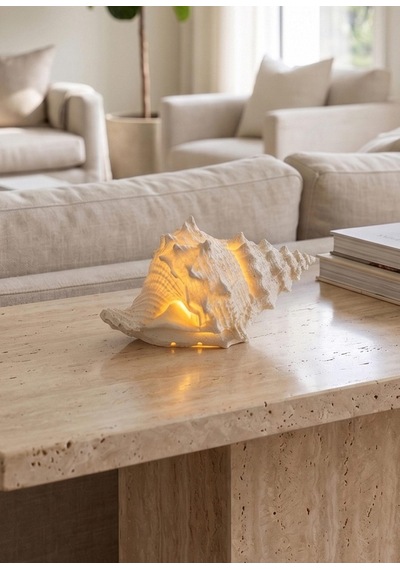 The Mia Marin Led Aydınlatmalı Deniz Salyangozu 12 Cm