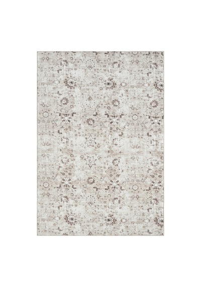 Raschel Carpet Premium Yıkanabilir Leke Tutmaz Modern Antik Bej Özel Seri Kaymaz Taban Halı Yolluk Bej