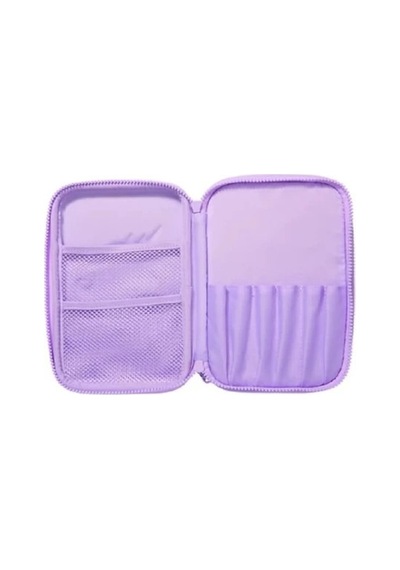 Smiggle All Stars Sert Kapaklı Çift Bölmeli Kalem Kutusu Leylak 456167 Çok  Renkli