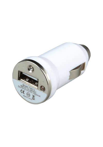 Araba Oto Çakmaklık Usb Araç Şarj Cihazı 5V 1A Samsung Sony Mp3 Beyaz (533633036)