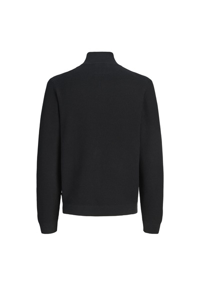 Jack & Jones Jprblaconnor Knıt Half Zıp Siyah
