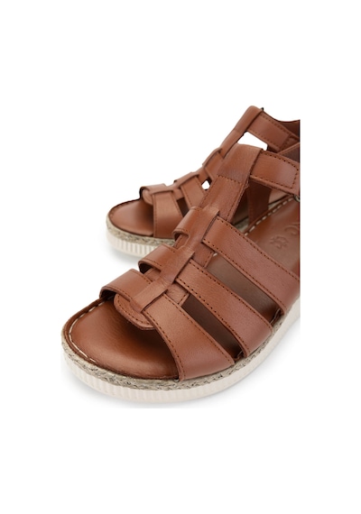 Tamer Tanca Kadın Hakiki Deri Taba Comfort Sandalet 1107 103 Bn Sndlt Y25 K.taba Dr Koyu Taba