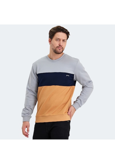 Slazenger KALYN IN Erkek Sweatshirt Gri