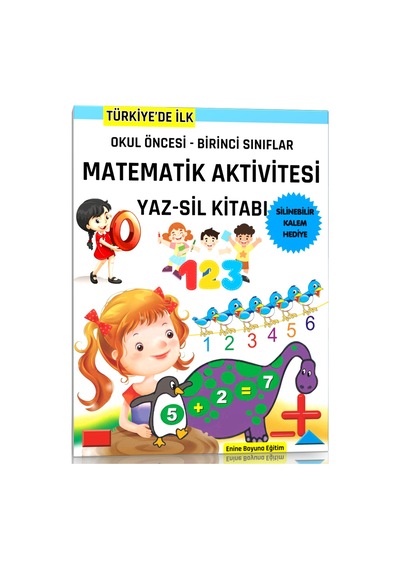 Okul Öncesi Ve Birinci Sınıflar Matematik Aktivitesi Yaz-sil Kita