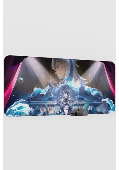 Neuvillette Genshin Impact Anime Gacha V2 - 90x40 Xxl Gaming Mouse Pad Fare Altlığı