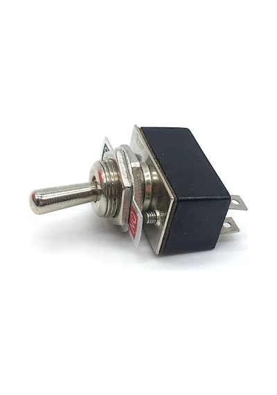 10 Adet Ic-149 12Mm Toggle Switch Orta Boy On-Off 2 Bacakli