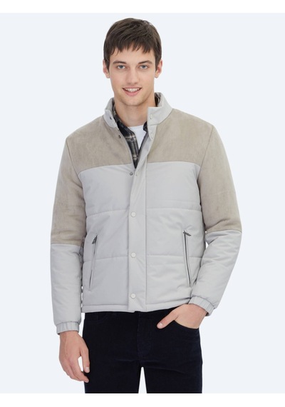 Kip Bej Regular Fit Micro Jel Elyaflı Spor Ceket Bej