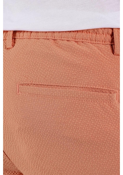 Efor Slim Fit Beli Lastikli Gofre Kumaş Mercan Spor Pantolon P 1126 Mercan
