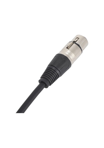 Mikrofon Kablosu 3 M - Xlr Erkek Xlr Dişi Siyah
