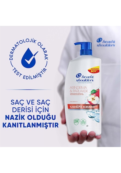 Head & Shoulders Arındırma & Parlaklık Kepeğe Karşı Etkili Şampuan 800 ML