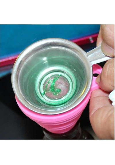 Sla 3d Yazıcı Uv Reçine Filtre Süzgeç -silikon Huni Seti - Pembe