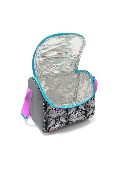 Coral High Gri Kedi Desenli 3 Lü Okul Çanta Seti Set0123638