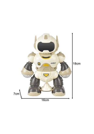 Rotating Müzikli Işıklı Ve Hareketli Dönen Akıllı Robot 0