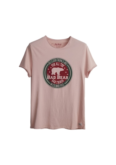 Bad Bear Erkek Tişört Bad Things Tee-21695 Pembe