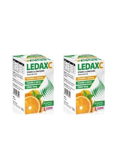 Ledapharma Ledax C 30 Kapsül 2 Adet