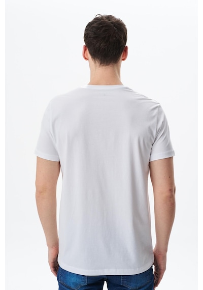 AR-MA Arma Erkek Regular Fit Baskılı Süprem Bisiklet Yaka Tişört Y29344453402 Beyaz