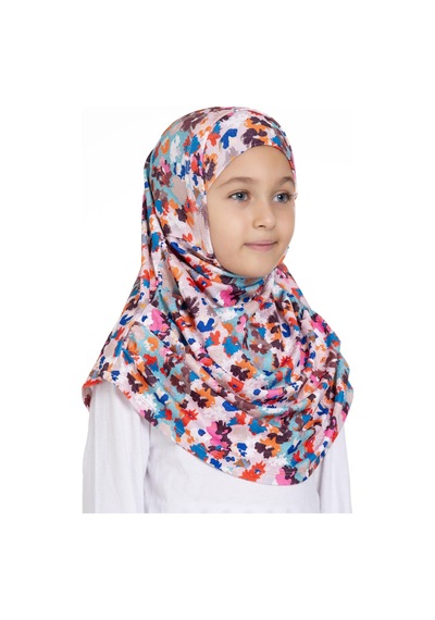 Hürrem Bone Bebe Mavisi Pratik Hazır Geçmeli Genç Tesettür Bone Jakar Desenli Pileli Kendinden Boneli 2407 11 Bebe Mavisi