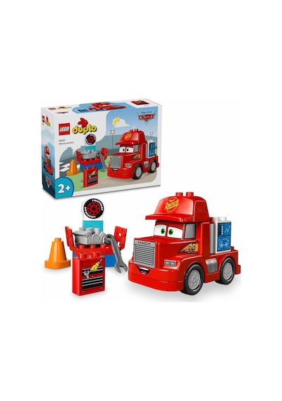 LEGO® DUPLO® Disney ve Pixar Arabalar Mack Yarışta 10417 2+ Eğitici Oyuncak Yapım Seti - 14 Parça