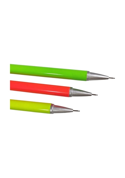 Metal Versatil Kalem Neon Renkli Uçlu Kalem 0.7 - Sarı