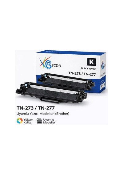 Brother Uyumlu Tn-277 Siyah Yüksek Kapasiteli Uyumlu Toner