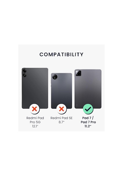 Mi Pad 7/7 Pro-Mi Pad 8/8 Pro 11.2 İnç Şeffaf Silikon Kılıf + Nano Cam Ekran Koruyucu