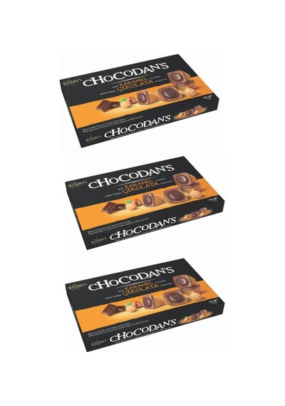 Chocodans Fındıklı Çikolata 125g X 3 Adet