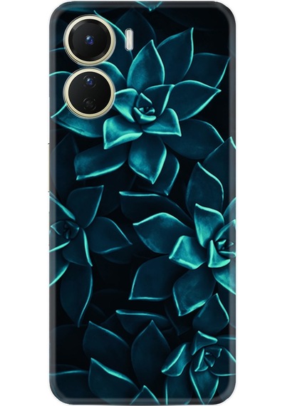 Vivo Y16 Kilif Silikon Desen Mistik Çiçekler 1650 566401474