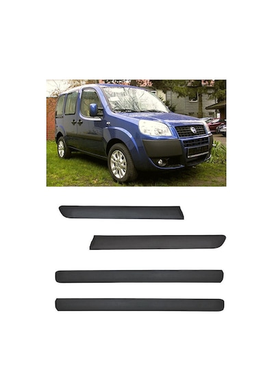 Fiat Doblo 2006-2010 Uyumlu Kapı Bandı Takımı Arkalar Önler Sağ-sol 1. Kalite Plastik