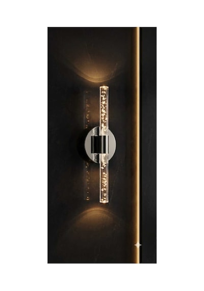 Bubbleflux Small 31 Cm Modern Tasarım Led Aplik - Duvar Lambası - Antrasit Gri - Elektrikli - Rgb Kumandalı Antrasit Rgb Elektrikli Kumandalı